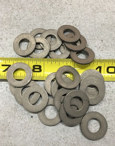 3/8&#034; Titanium Flat Washers, Grade 2 (Pack of 50)