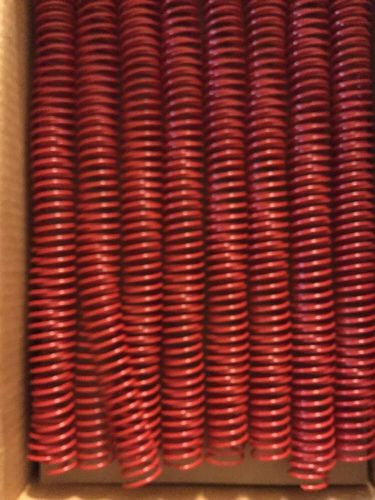 GBC Premium ColorCoil 20mm Ruby Red Spiral Coils - Free Shipping
