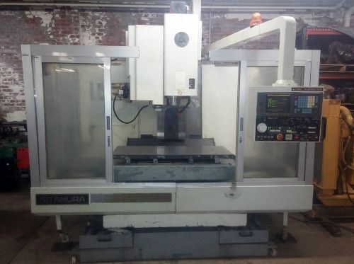 KITAMURA MyCenter-3 VERTICAL MACHINING CENTER FANUC SIDE ARM ATC BOX WAYS 3 SPD