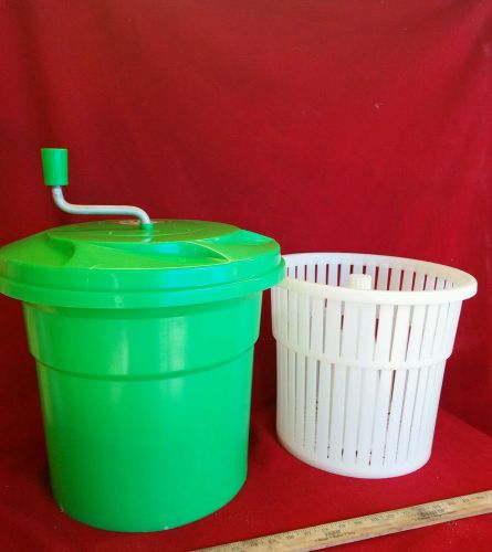 Kitchen dito dean 5 Gallon Manual Salad Spinner Lettuce Dryer food prep green ve