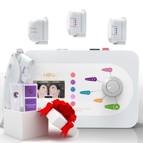 High intensity focused ultrasound hifu facial lifting ultrasonic device free gel for sale