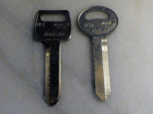 True value key blanks -- h50 &amp; h51 (2 keys) set fits most ford models 1967-1995 for sale