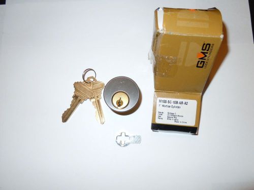 1&#034; mortise lock cylinder adams rite schlage c bronze for sale