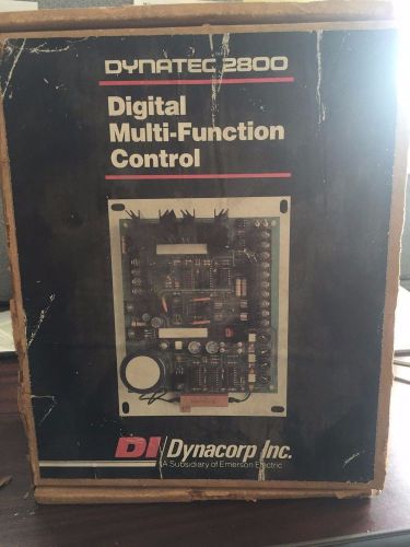 DYNATEC 2800 DIGITAL MULTI-FUNCTION CONTROL with MANUAL *NIB*