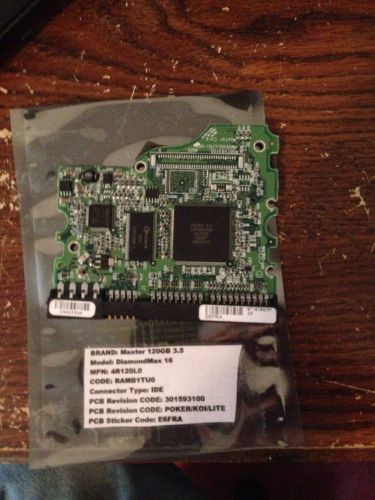 PCB DiamondMax 16 4R120L0 Maxtor 120GB 3.5 IDE, 301593100, POKER/KOI/LITE