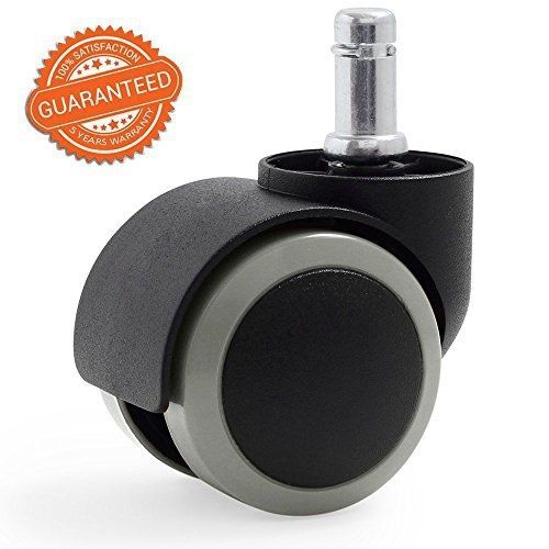 Katu BG506-38 Office Chair Caster Wheels, 2 in. Diameter, Universal Standard