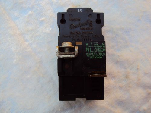 PUSTMATIC BREAKER  15Amp , pc.no. 38258