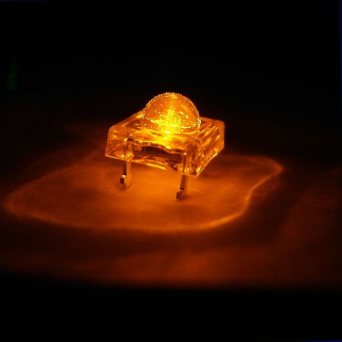 500 pcs 5mm piranha super flux led light bulb sign car lights 12000 mcd amber for sale