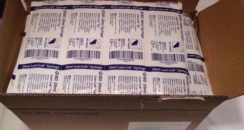 (24 PACK) 20ml/20cc BD Sterile Syringe Luer Lock Tip HIGHEST QUALITY Exp DEC2020