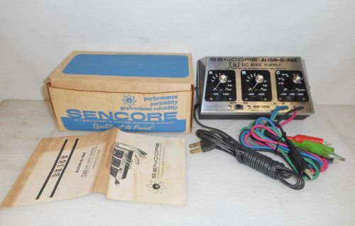 Vintage sencore be156 align-o-pak 7 in 1 dc bias supply be 156 for sale
