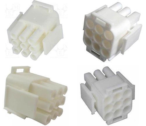 (Lot 196pcs) HOUSING,PLUG, 3 ROW, 9 WAY, NYLON MPN: 350720-1 TE CONNECTIVITY/AMP