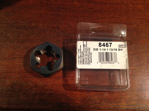 New Hanson 8467 1 In-14 NS Hex Die 1 13/16 IN Hex