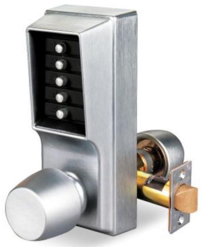 Kaba SIMPLEX Mechanical Pushbutton Lock 1011-26D-41 Satin Chrome