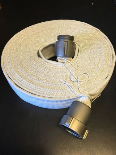 New 1-1/2&#034; x 50&#039; single jacket fire hose w/ alum fire thread for sale