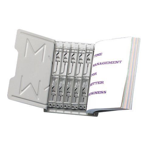 Master Catalog Rack Starter Set, Capacity: 6 Inches/45 Degrees, Gray MAT966RS3G