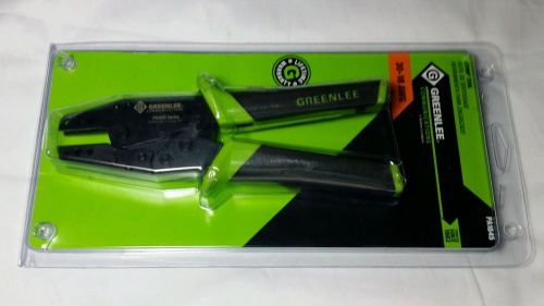 GREENLEE PA1645 HAND CRIMPER 1600 SERIES OPEN BARREL AWG 30-18 CRIMP TOOL