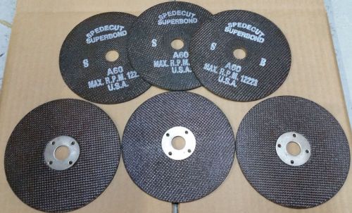 5&#034;x.045&#034;x5/8&#034; (50 Pack) Spedecut Abrasives Cut-Off Wheel; P/N S2112; A60S T1