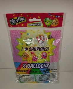 12&#034; Shopkins 2 Sided Balloons (8 Count)