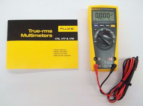 FLUKE 177 TRUE-RMS MULTI METER  WITH BACKLIGHT