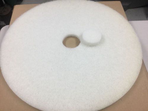 24&#034; WHITE SUPER POLISH BURNISHING PAD