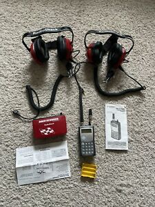 Radio Shack Racing Scanner Intercom w/ 2 Headphones BUNDLE (READ DISC)