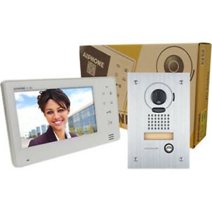 Aiphone Intercom Box Set, Vandal Resistant Flush Mount W/ 7&#034; Video Set