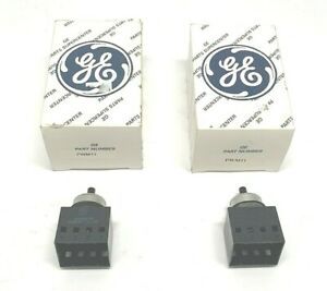 LOT OF 2 NEW GE PWM11 PUSHBUTTON, MICROSWITCH, HONEYWELL