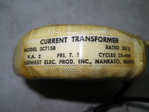 (x5-13) used midwest electric 3ct15b transformer for sale
