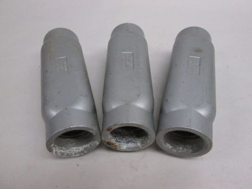 Lot 3 new killark 1-1/2 oc 1-1/2 in aluminum conduit body fitting d290016 for sale