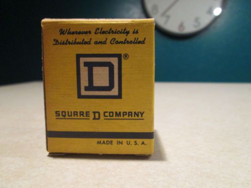 SQUARE D 9001 Y-20 Mushroom Knob,,Yellow  SER:F 74100 BJ (NEW)