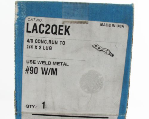 Cadweld 4/0 con. to 1/4&#034; x 3&#034; lug/bus mold ¦ lac2qek for sale