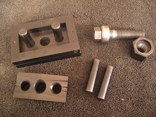 DIN-8 panel Punch With  Greenlee Screw and Nut Knockout Set