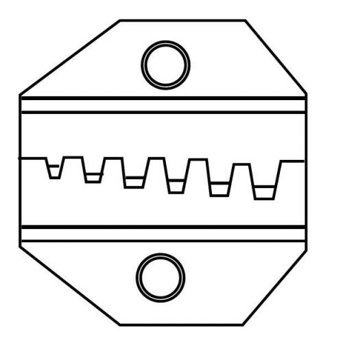 Eclipse crimp die set #300-097 for wire ferrules for sale