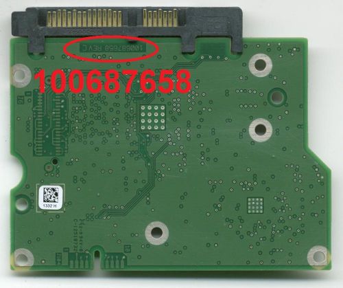 Pcb board for seagate st2000vm003 1ct164-500 sc23 100687658  +fw free service for sale