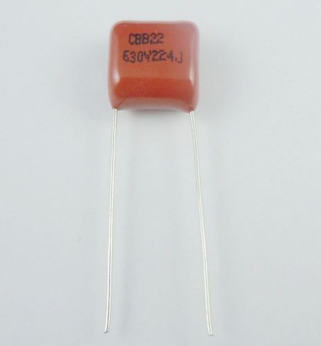 50 Pcs Metallized Polypropylene Film Capacitor 630V 0.22uF 220nF 224 224J CBB22