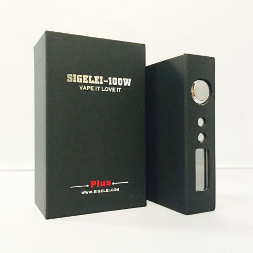 AUTHENTIC sigelei 100 watt PLUS, includes FREE gel case Box Mod Gold