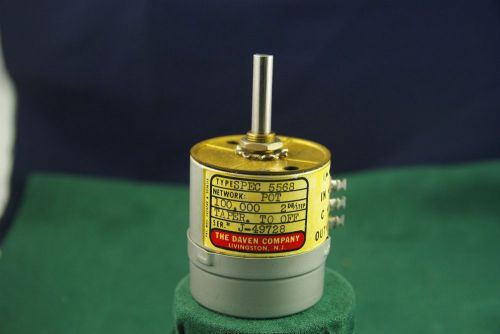 One NOS Daven Co 100K Ohm Step Potentiometer