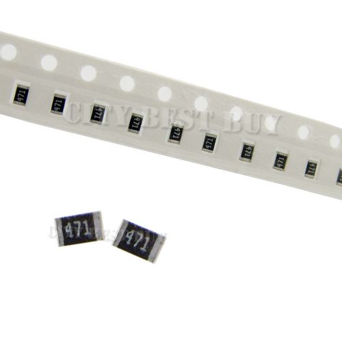 200 x smd smt 0805 chip resistors surface mount 470r 470ohm 471 +/-5% 1/8w roh for sale