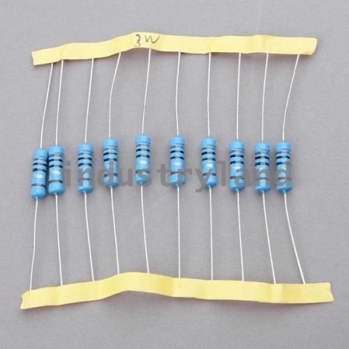 3w Watt 27 K Ohm Metal Film Resistor (10 Pcs) IOZ