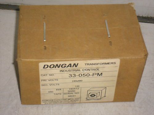 DONGAN TRANSFORMER 33-050-PM *NEW*