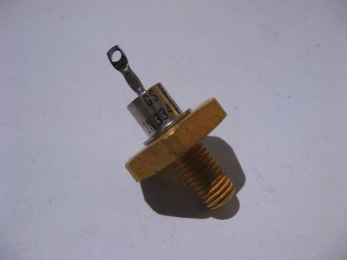 Qty 1 1N3343B 50 Watt 120V Zener Diode 1N3343 Gold Base - NOS