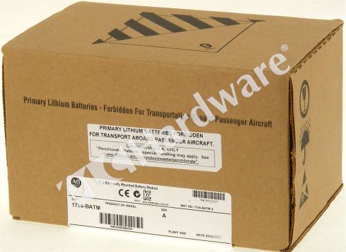 New Sealed Allen Bradley 1756-BATM /A ControlLogix External Battery Module 2013