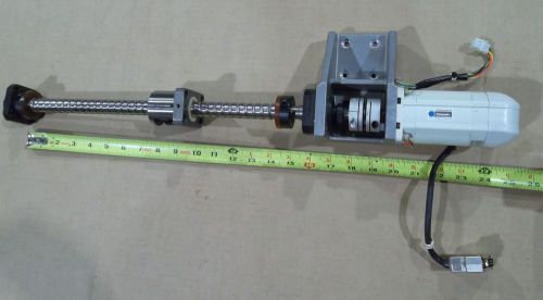 Panasonic MSM042AJA AC servo motor THK linear ballscrew  automation 12&#034; travel