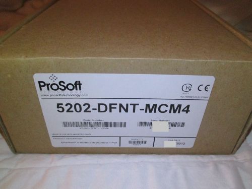 *new sealed* prosoft 5202-dfnt-mcm4 ethernet/ip to modbus communication module for sale