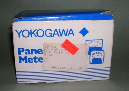 Yokogawa AC Ammeter  #250340LALA, Ram Meter Inc. #250340LALA