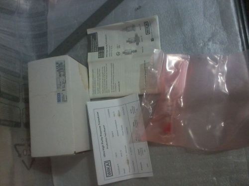 Pressure transmitter / transducer wika wuc-10 o/p 4-20ma  0-3000psi for sale