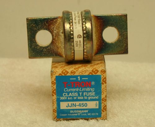 Bussman Cooper JJN-450 T-TRON Class T Fuse **NEW in Box**