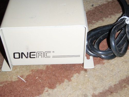 ONEAC CL1101 120vac 60hz Line Conditioner 1 amp
