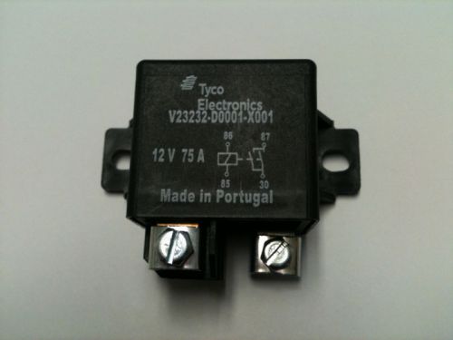 TYCO 12V 75AMP HEAVY DUTY RELAY V23232-D0001-X001 QTY 1