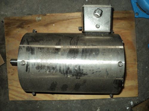 DAYTON  6ML25 MOTOR WASHDOWN , 1 HP , 3 PHASE , 1750 RPM , 56 HC , 208/230/460 V